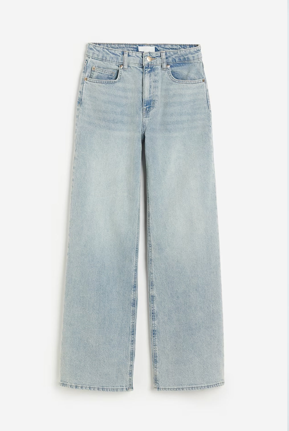 H&M Wide High Jeans - Light