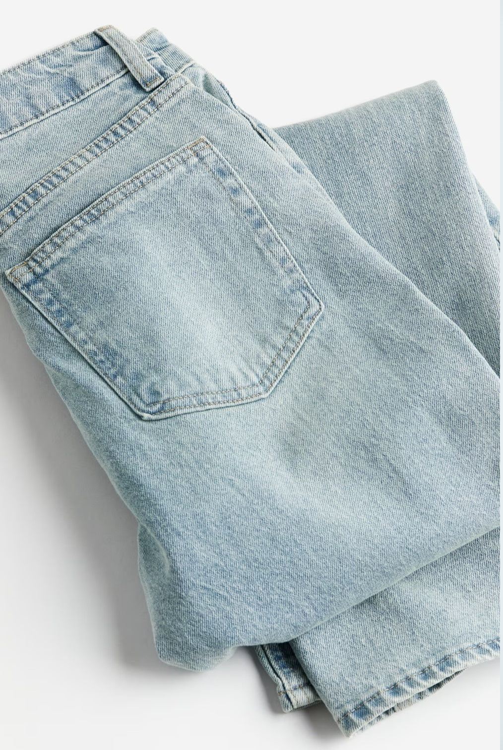H&M Wide High Jeans - Light