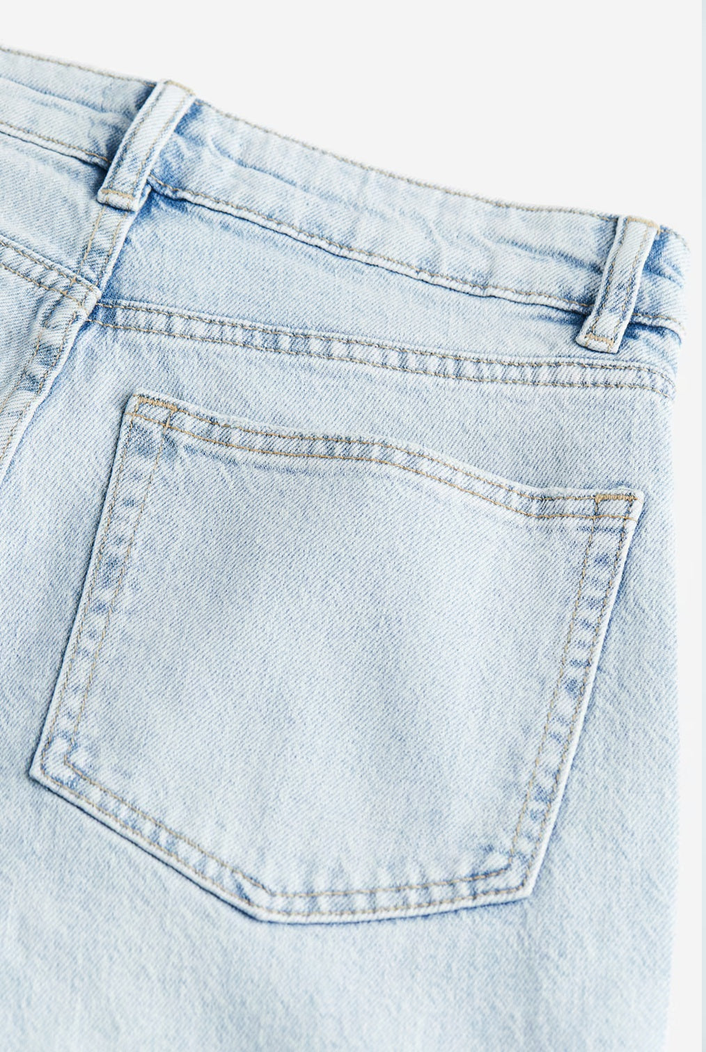 H&M Wide High Jeans - Light