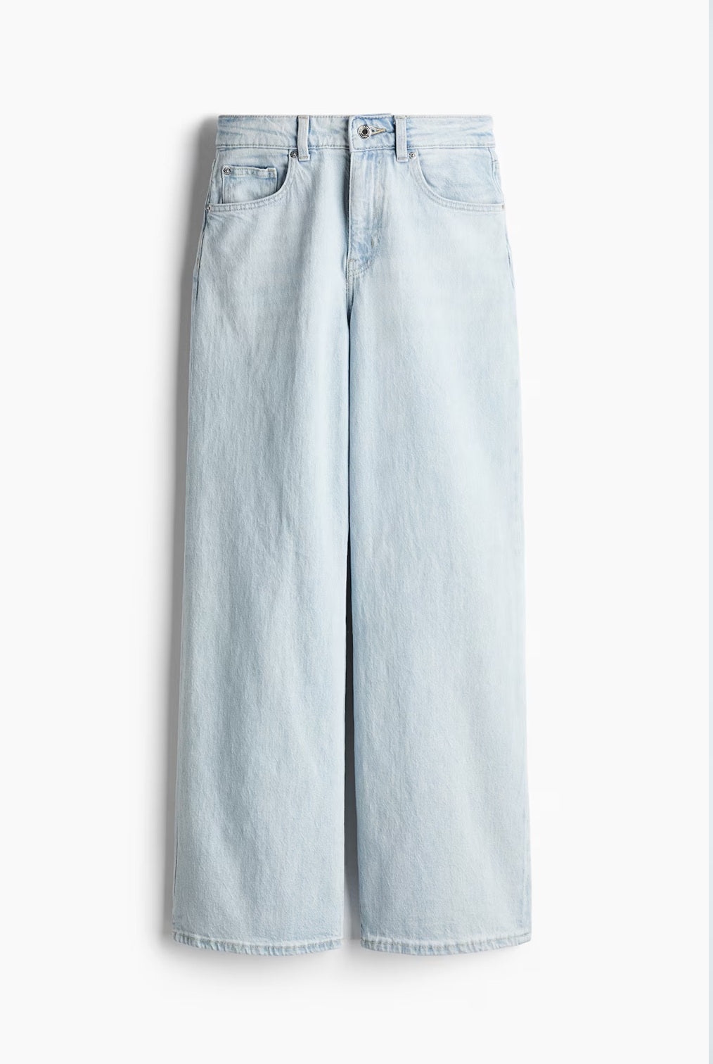 H&M Wide High Jeans - Light