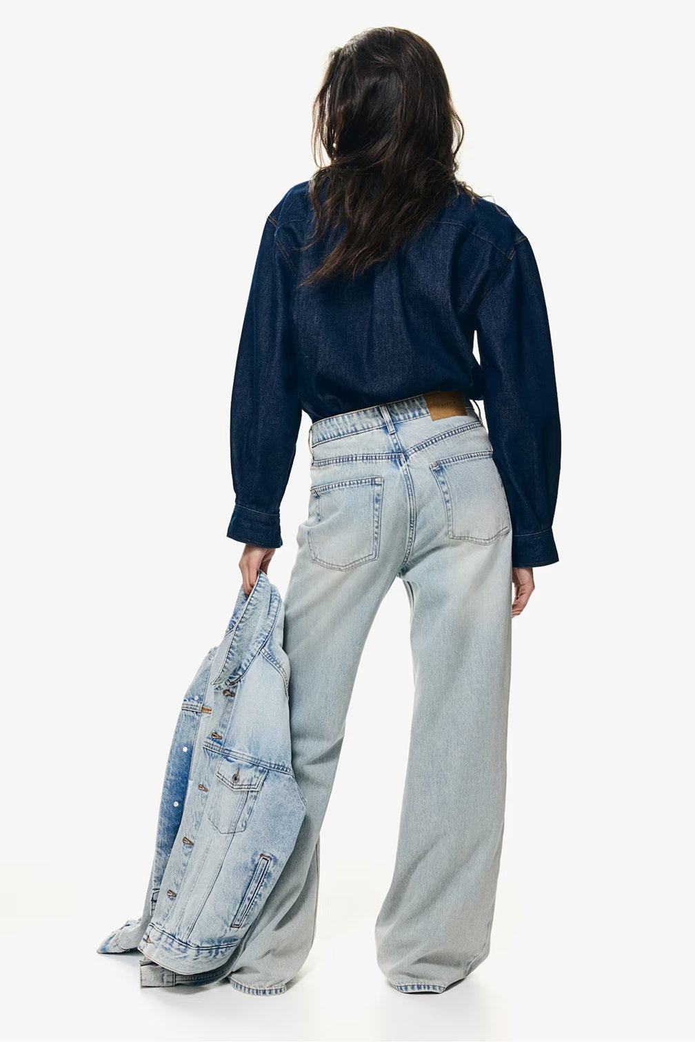 H&M Wide Ultra High Jeans - Light