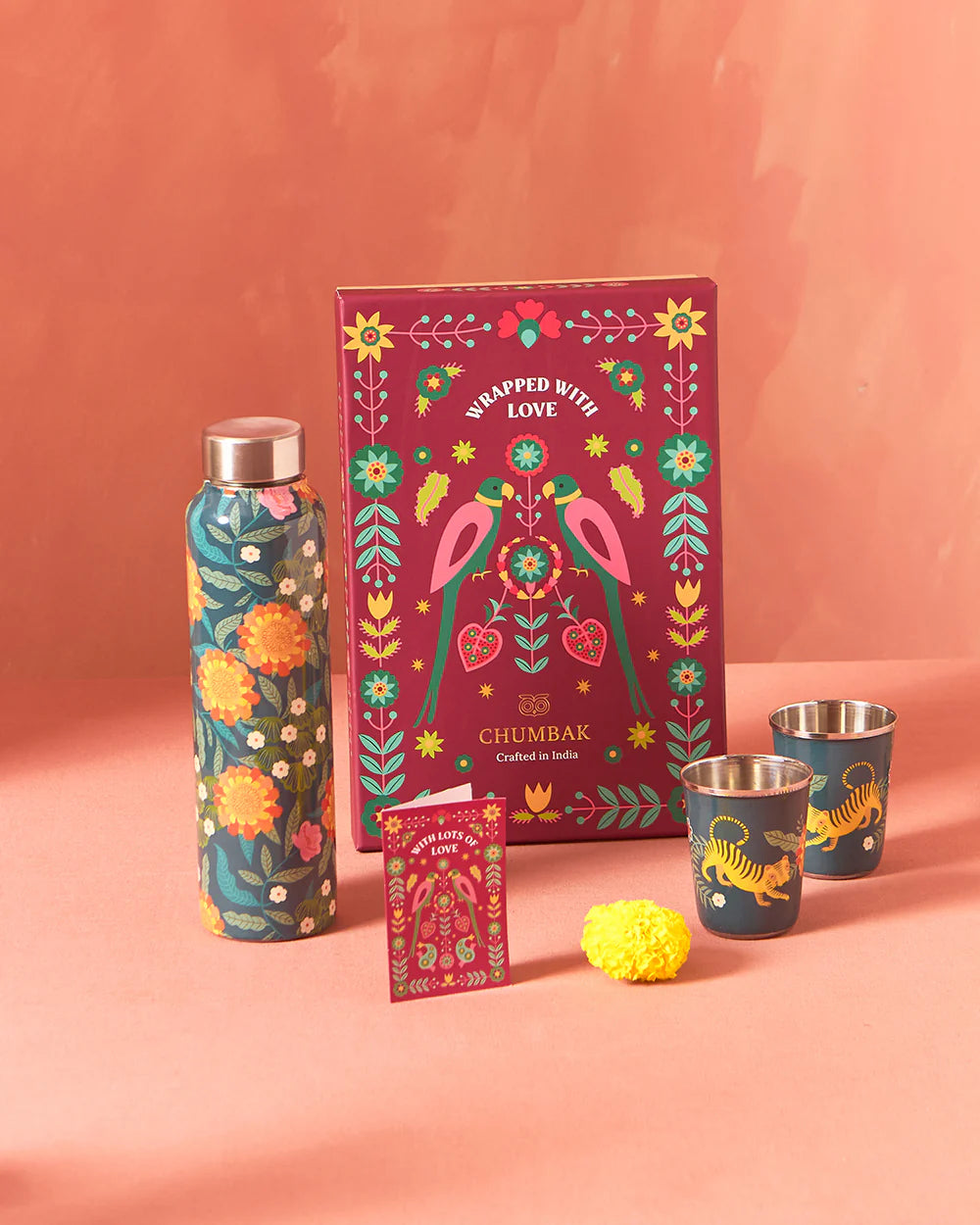 Marigold Drinkware Gift Set of 3