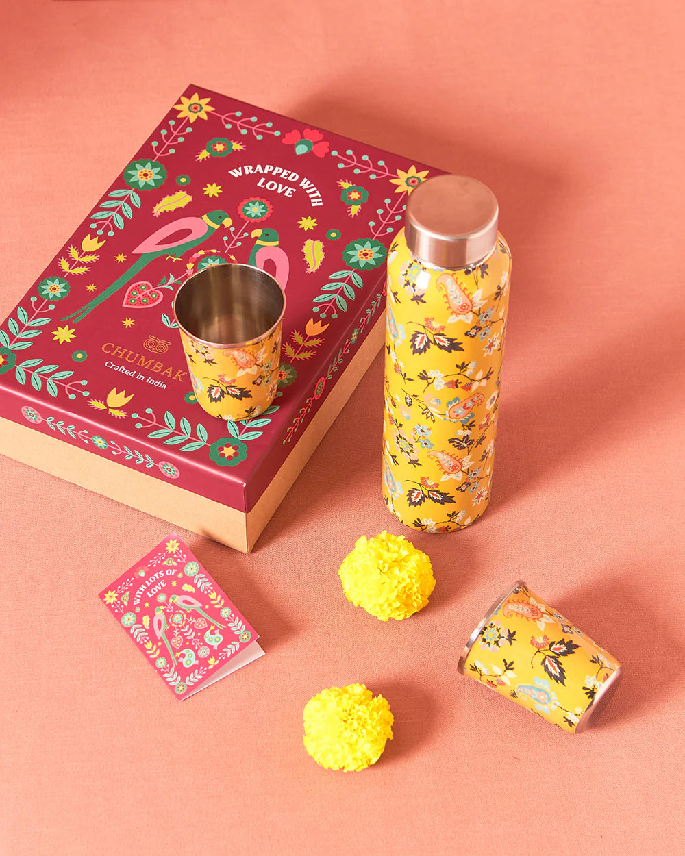 Pixel Paisley Drinkware Gift Set of 3