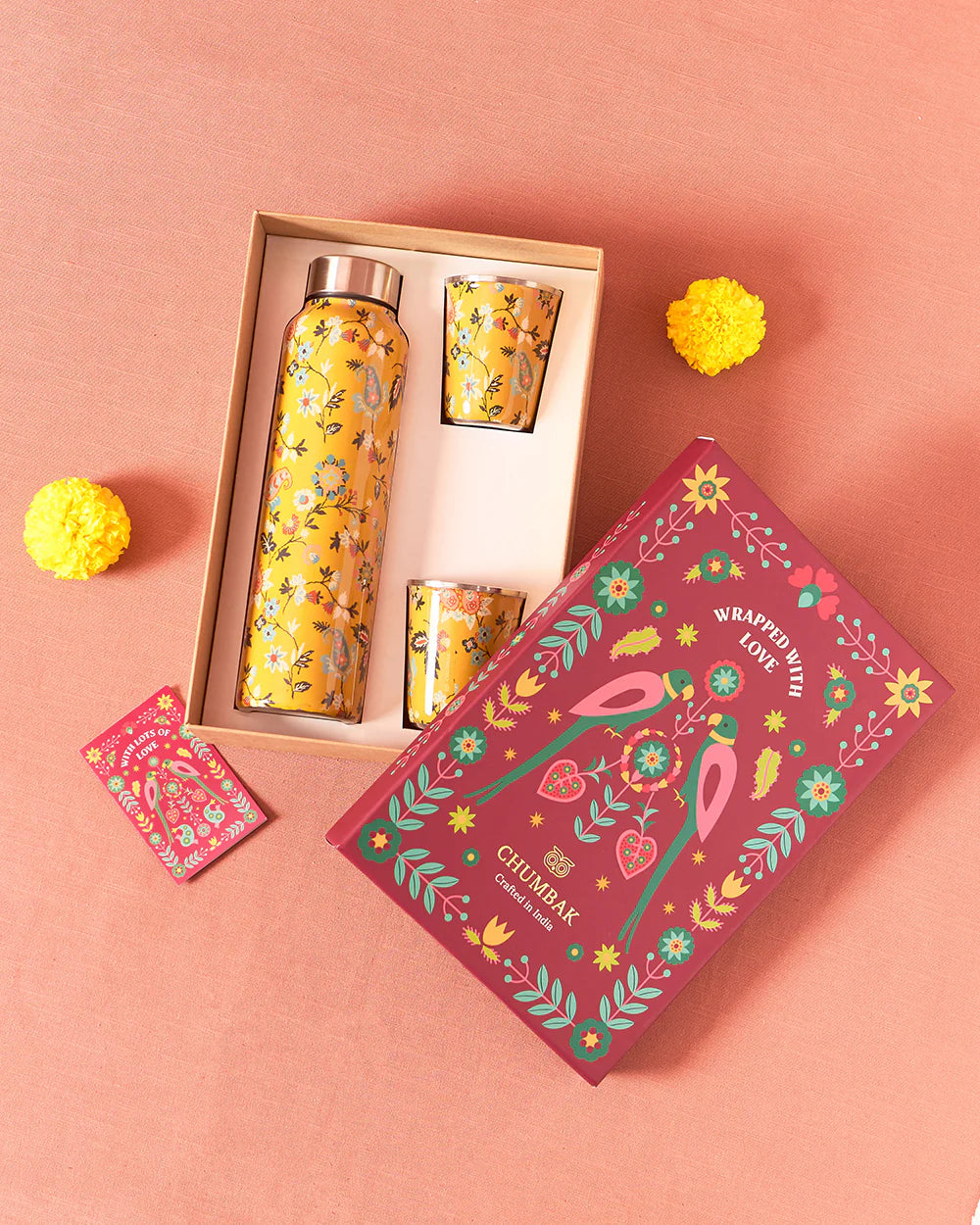 Pixel Paisley Drinkware Gift Set of 3