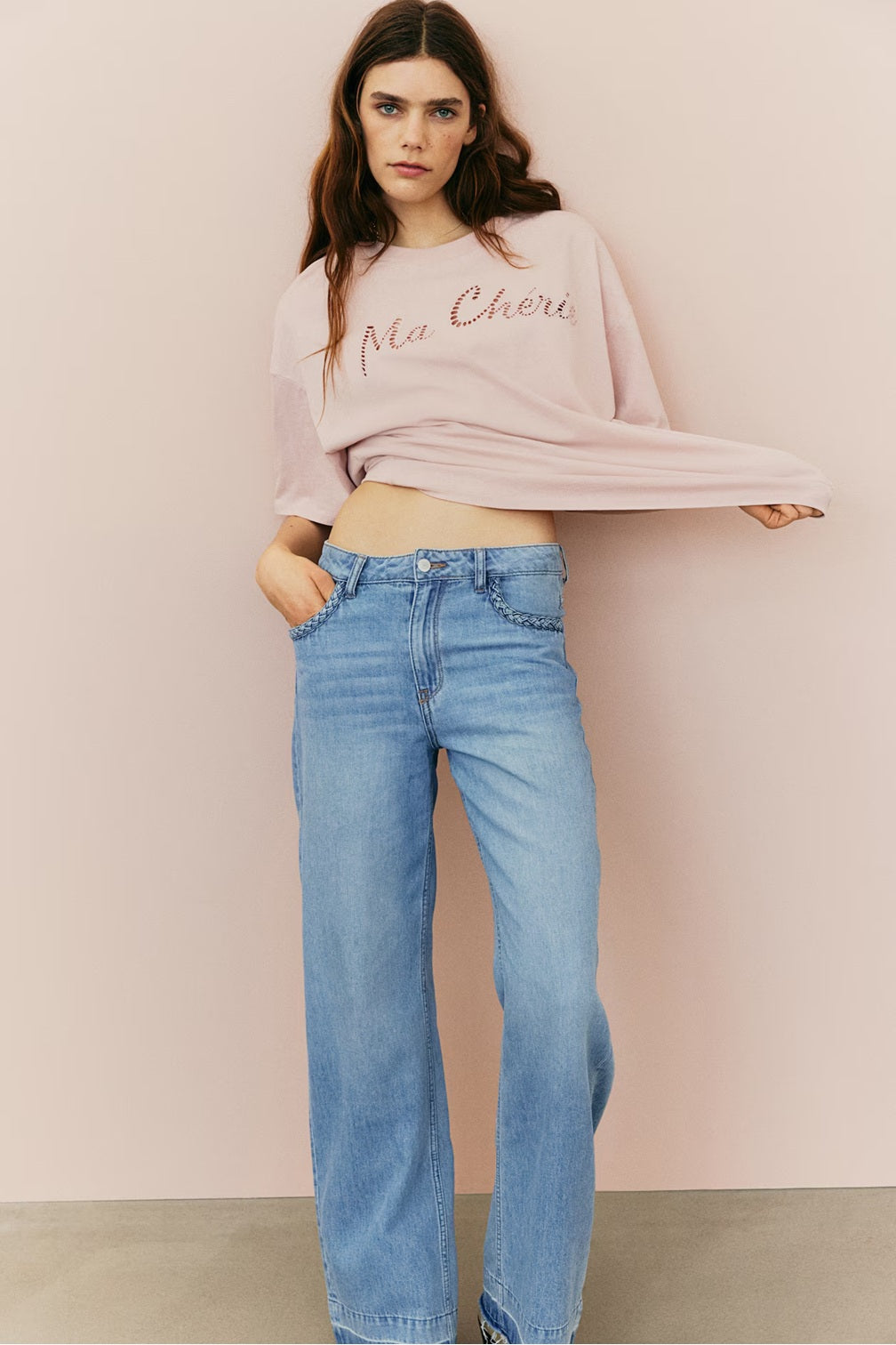 H&M Oversized Motif-Detail T-shirt
